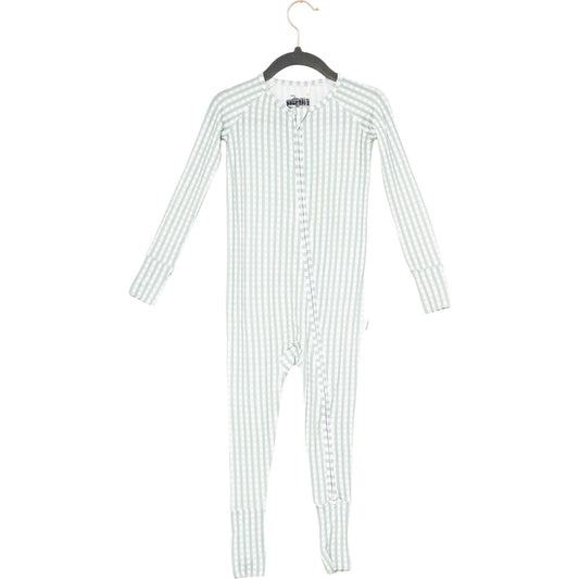 Sleep Romper | Sage Gingham