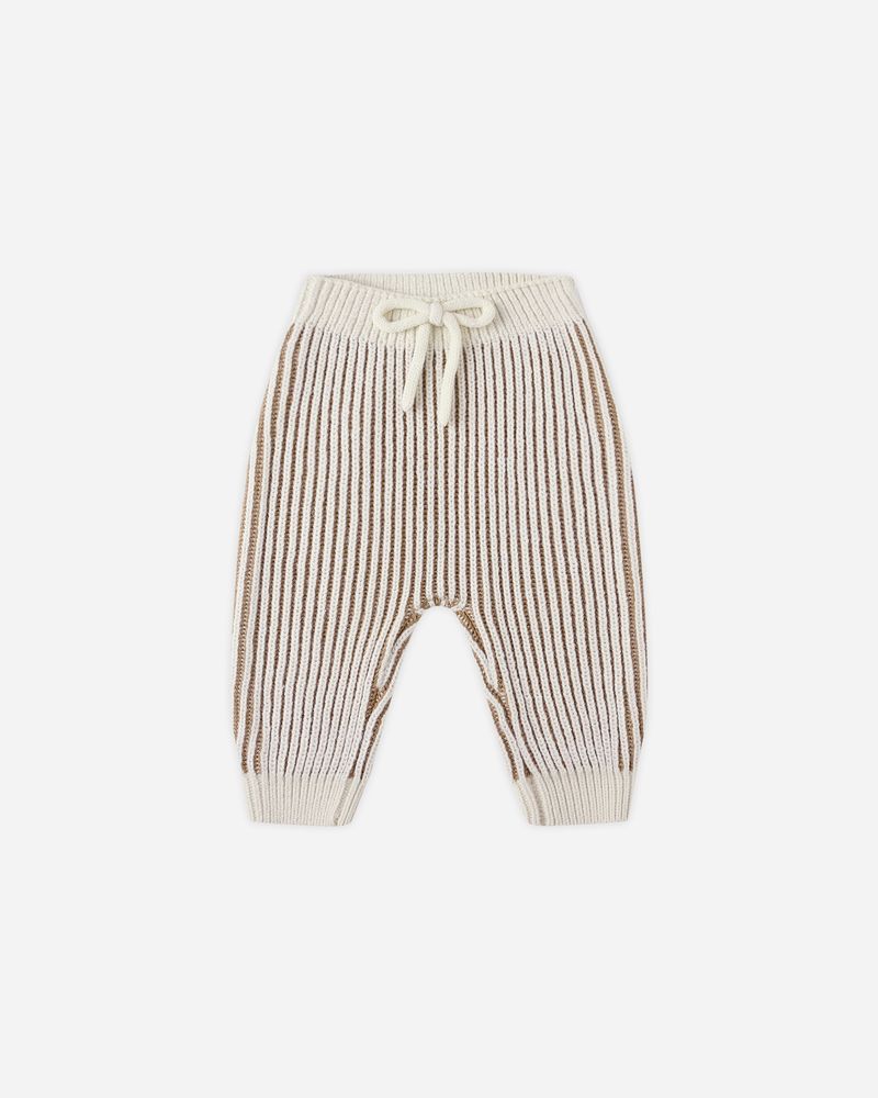 CHUNKY KNIT PANT || GOLD