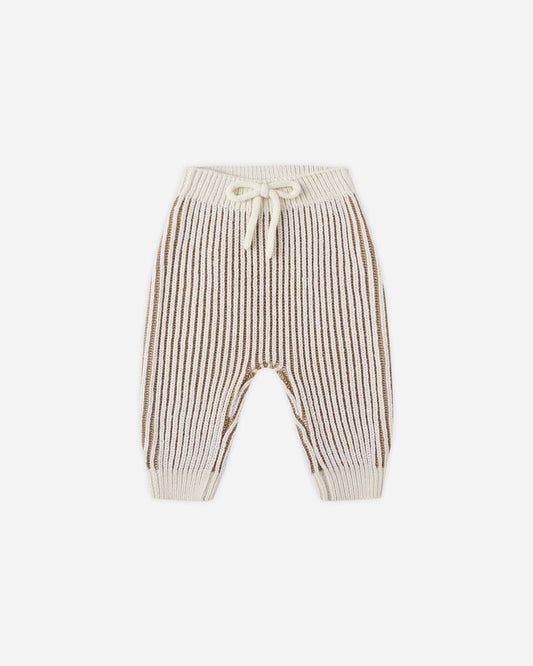 CHUNKY KNIT PANT || GOLD