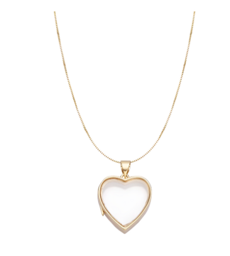 Heart Locket with Dainty Chain