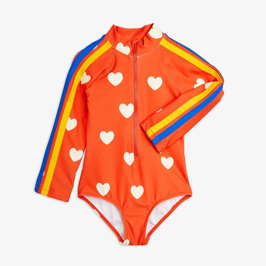 Hearts LS Swimsuit