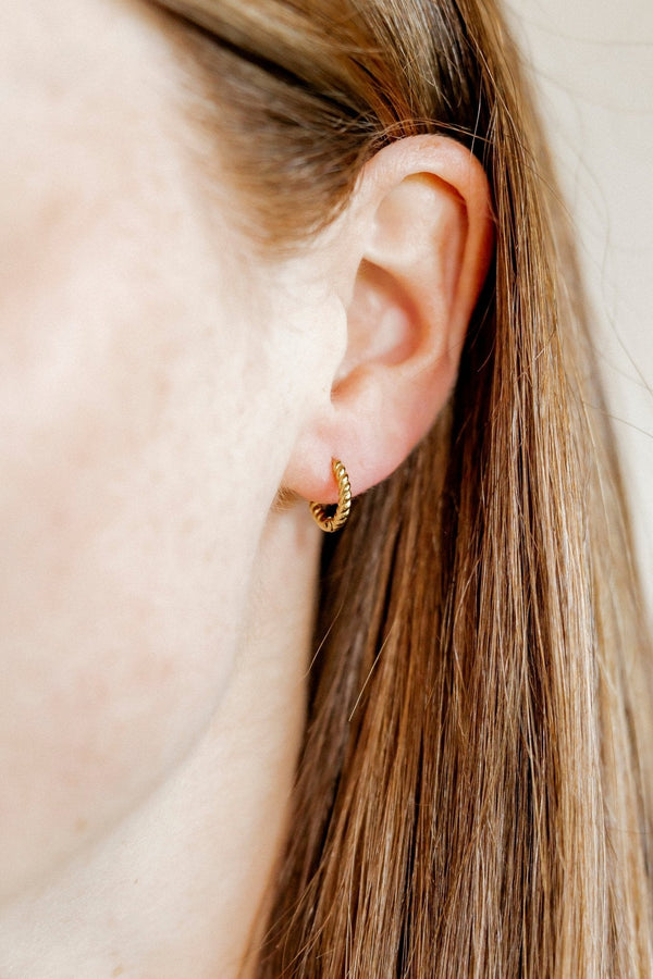 Huggie Earrings - Madeline Gold