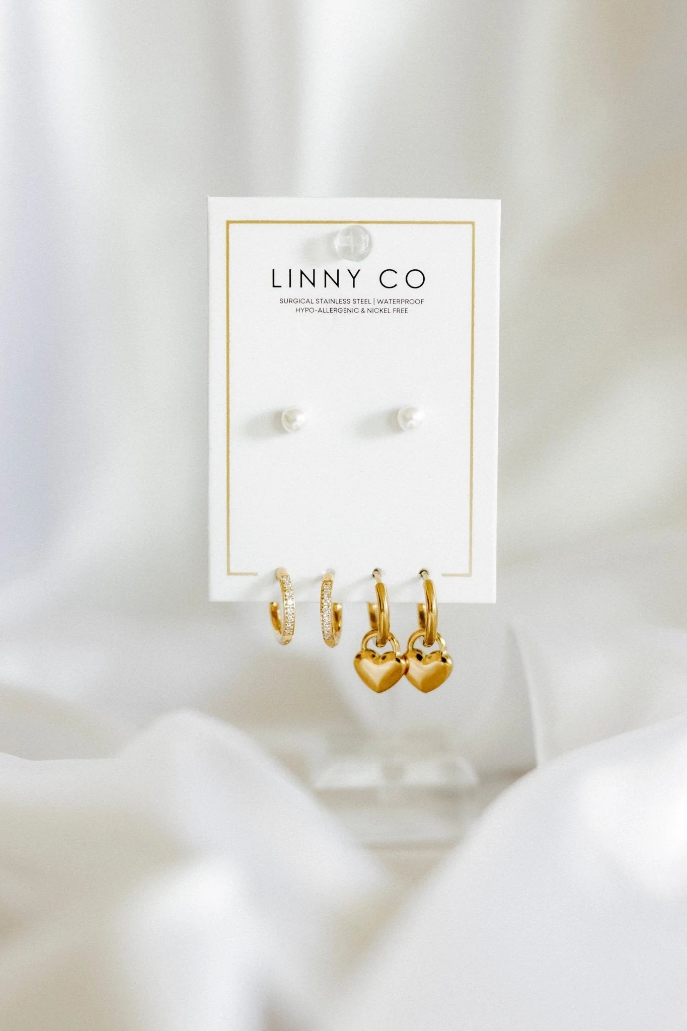 Huggie & Screwback Stud Set | Charleston