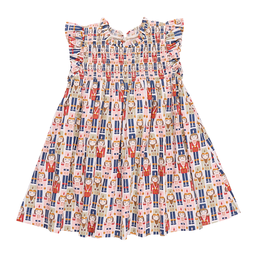 Girls Stevie Dress | Vintage Nutcracker