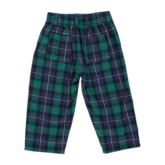 Boys Jackson Pant | Green Tartan