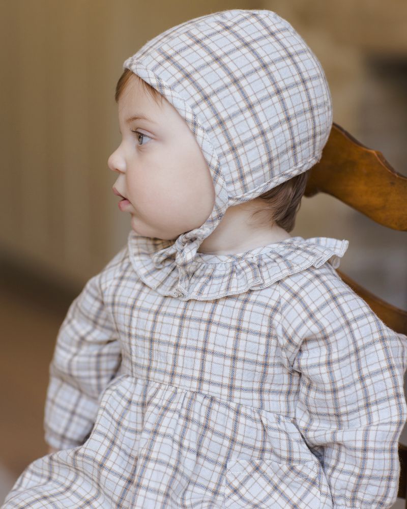 SIMONE DRESS || BLUE PLAID