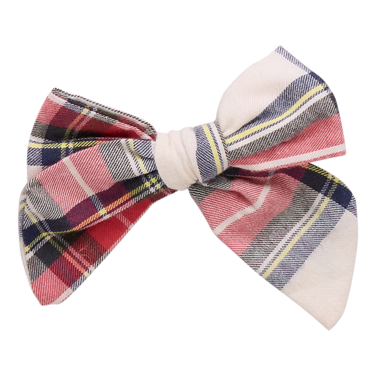 Girls Bow | Holiday Tartan