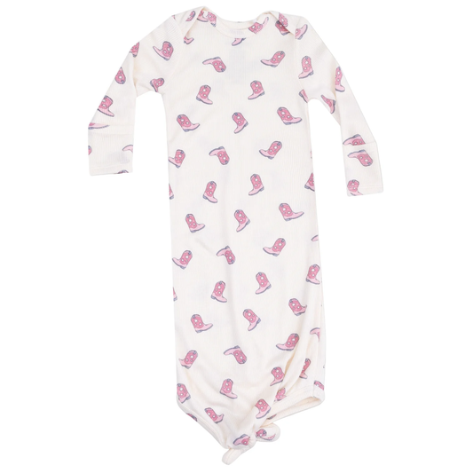 Knotted Gown | Cowgirl Boots