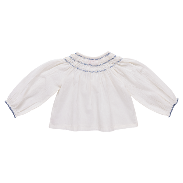 Girls Ava Top | Antique White