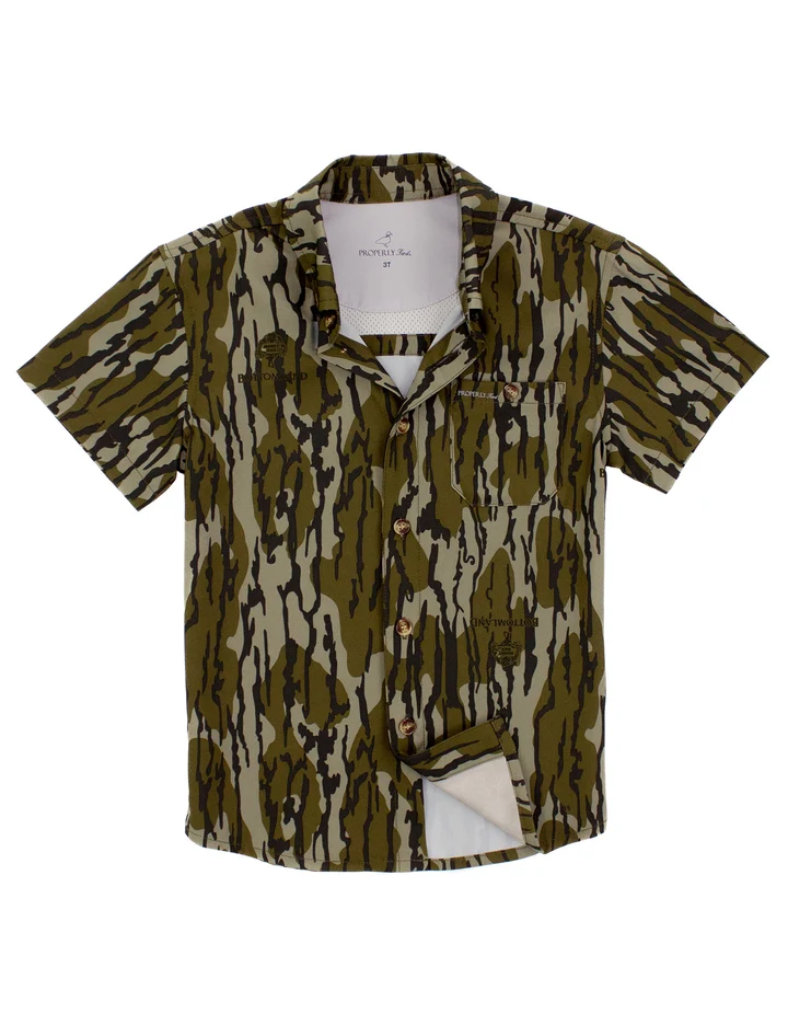 Boys Sportsman Field Shirt | Mossy Oak Original Bottomland