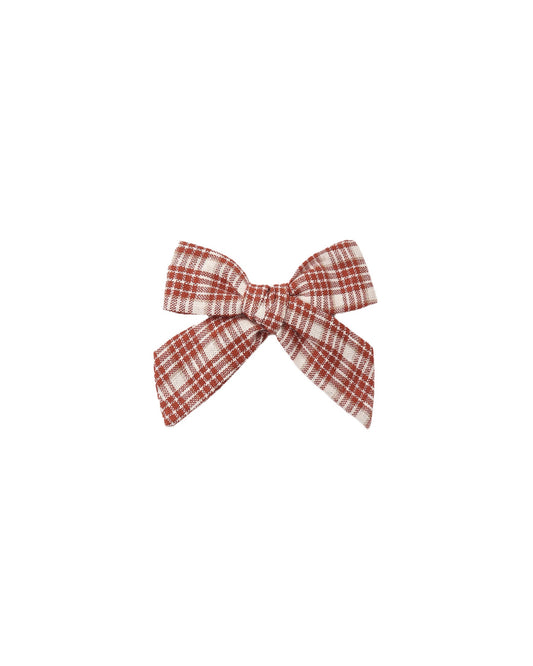 TEEN BOW || VINTAGE PLAID