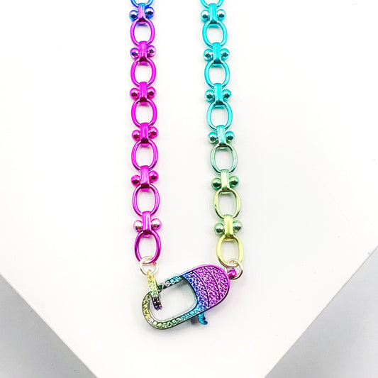 Dazzling Clip Crystal Necklace