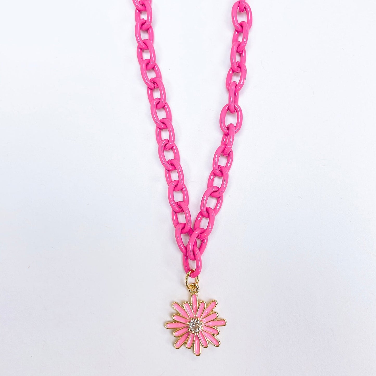 Daisy Necklace | Pink