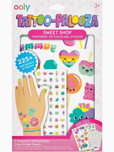 Temporary Tattoos & Nail Stickers | Sweet Shop
