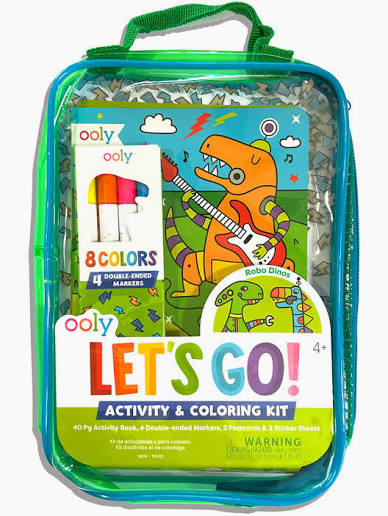 Activity & Coloring Kit | Robo Dinos