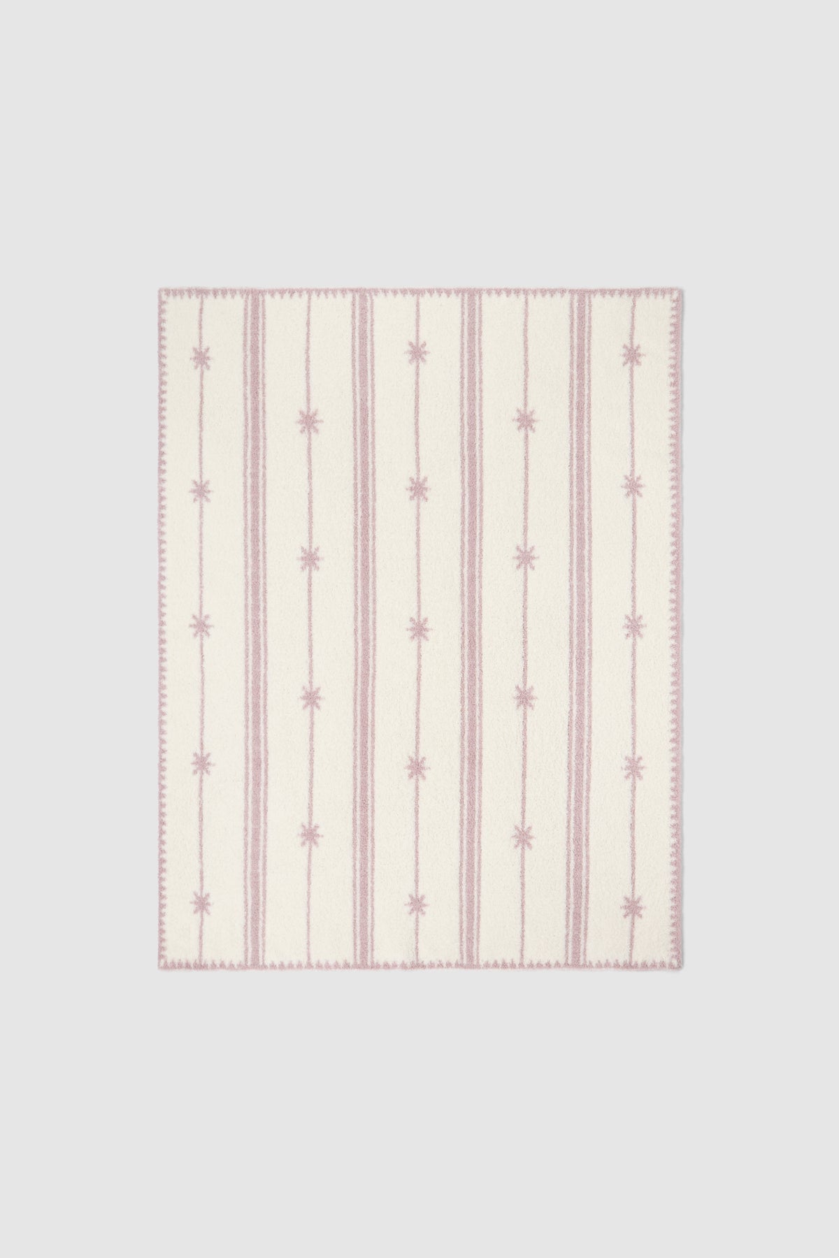 CozyChic® Folklore Star Stroller Blanket | Faded Rose