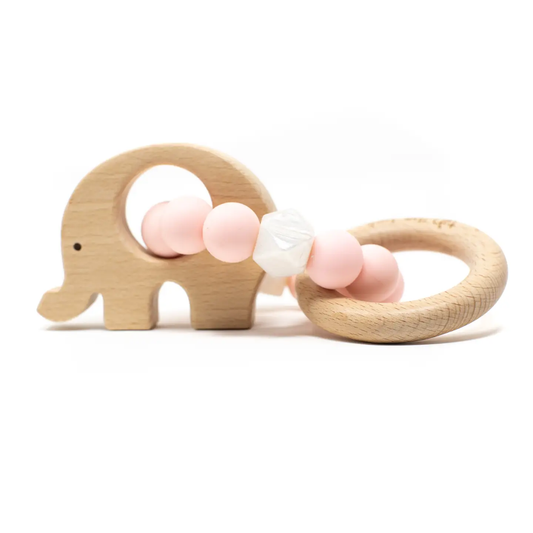 Elephant Teething Rattle | Baby's Breath
