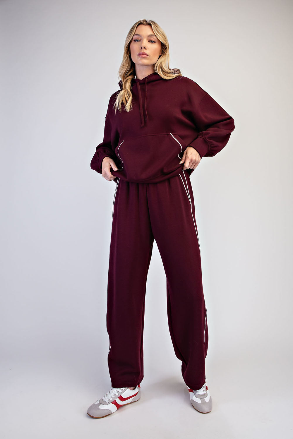 MODAL SCUBA LUXE PIPING SET | DARK CHERRY