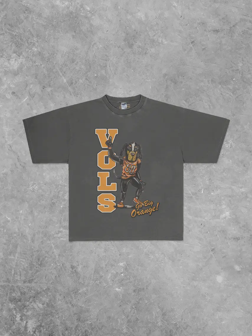 Vols Smokey Go Big Orange Boxy Oversized Tee | Shadow