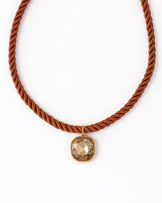 Necklace | Tailyn Rope Necklace| Rust