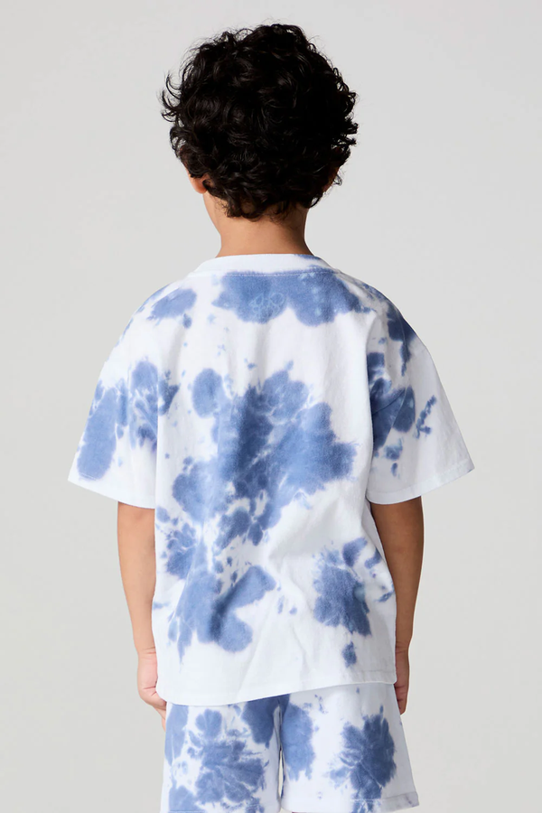 Boys Tye Dye Smiley Face Tee Shirt
