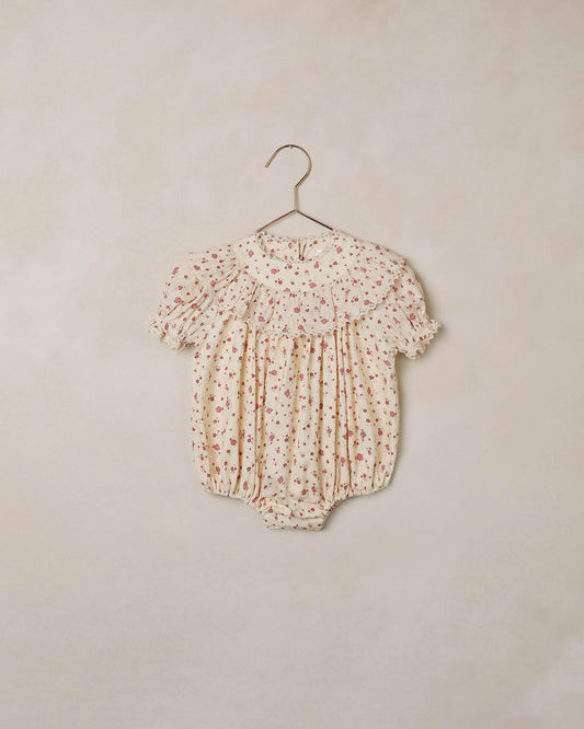 EVA ROMPER || RED FLORAL