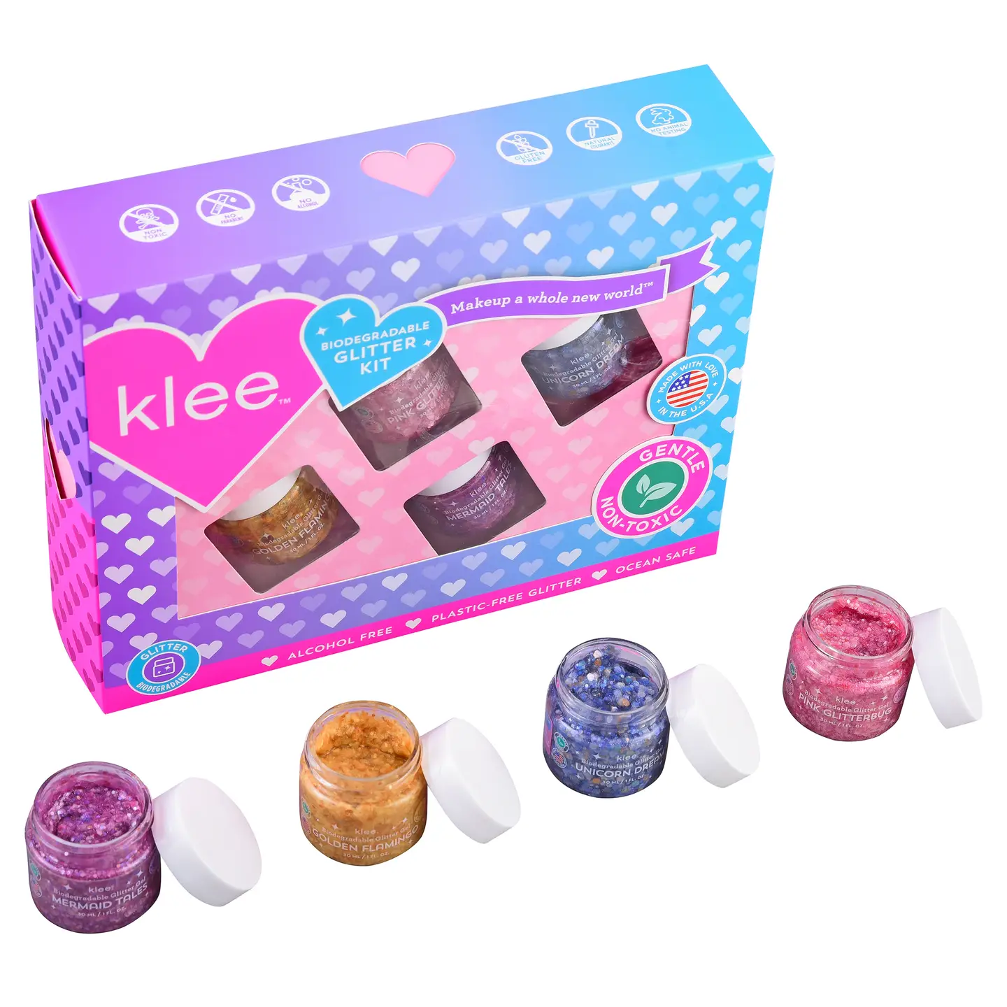 Mermaid Paradise Biodegradable Glitter Gel Set
