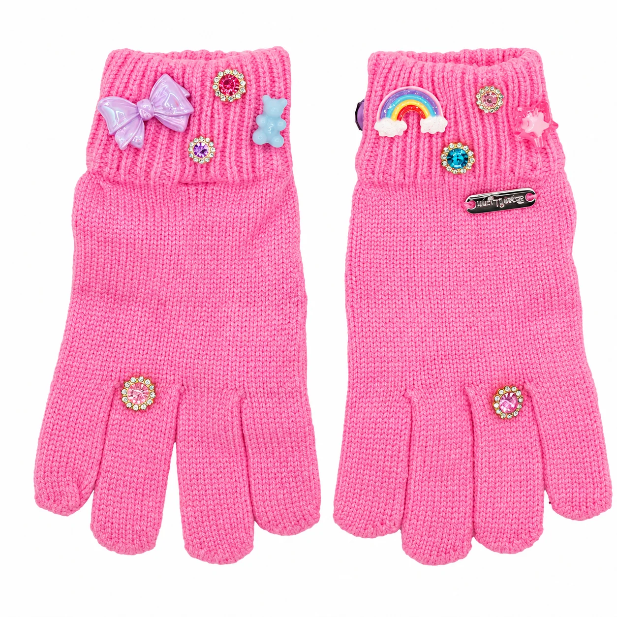 Charm Bubble Gum Pink Gloves