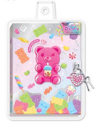 Diary with Lock and Keys, Gummy Bear