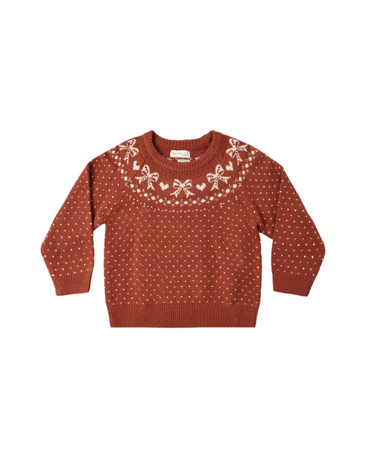 FAIR ISLE SWEATER || RUBY