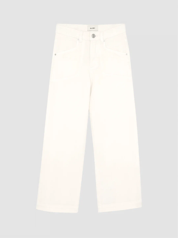 Lily Wide Leg Jeans | Sugar Cookie