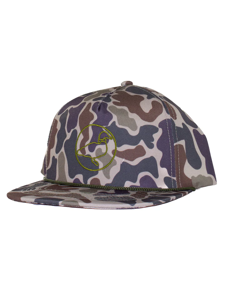 Boys Sportsman Rope Hat | Vintage Camo