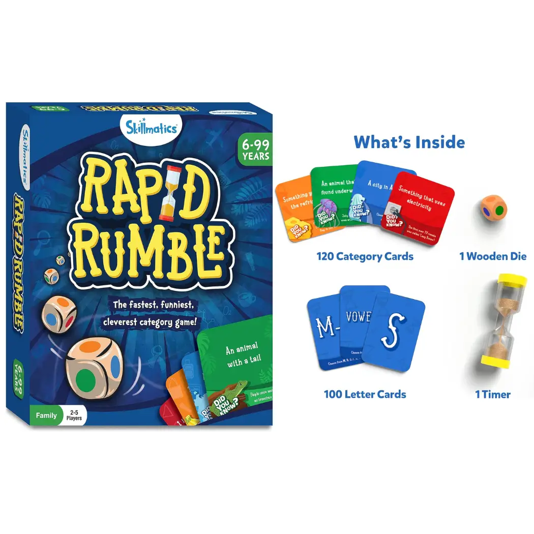 Rapid Rumble: Category Game Card Game