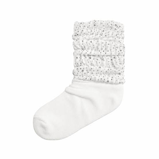 Crystallized Socks | White