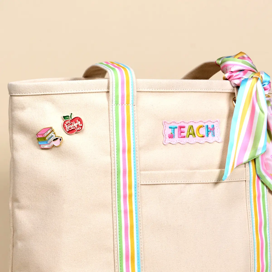 The Darling Canvas Tote Bag | School's in Session