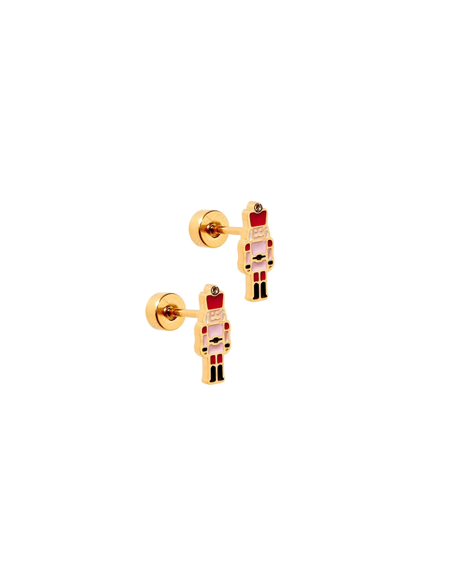 Screwback Stud Earrings| Nutcracker