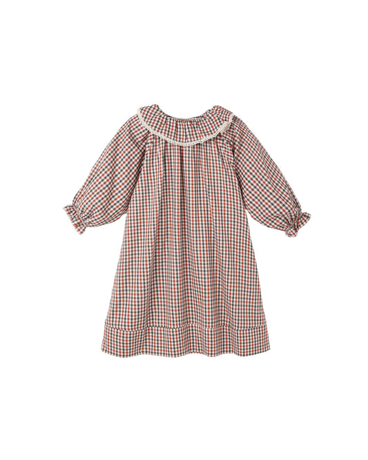 GIRL'S NIGHTGOWN || HOLIDAY GINGHAM