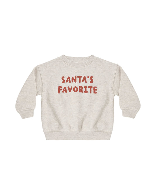 RELAXED SWEATSHIRT || SANTA'S FAVORITE