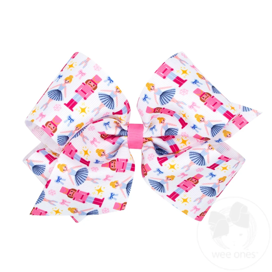 King Bow | Pink Nutcracker Print