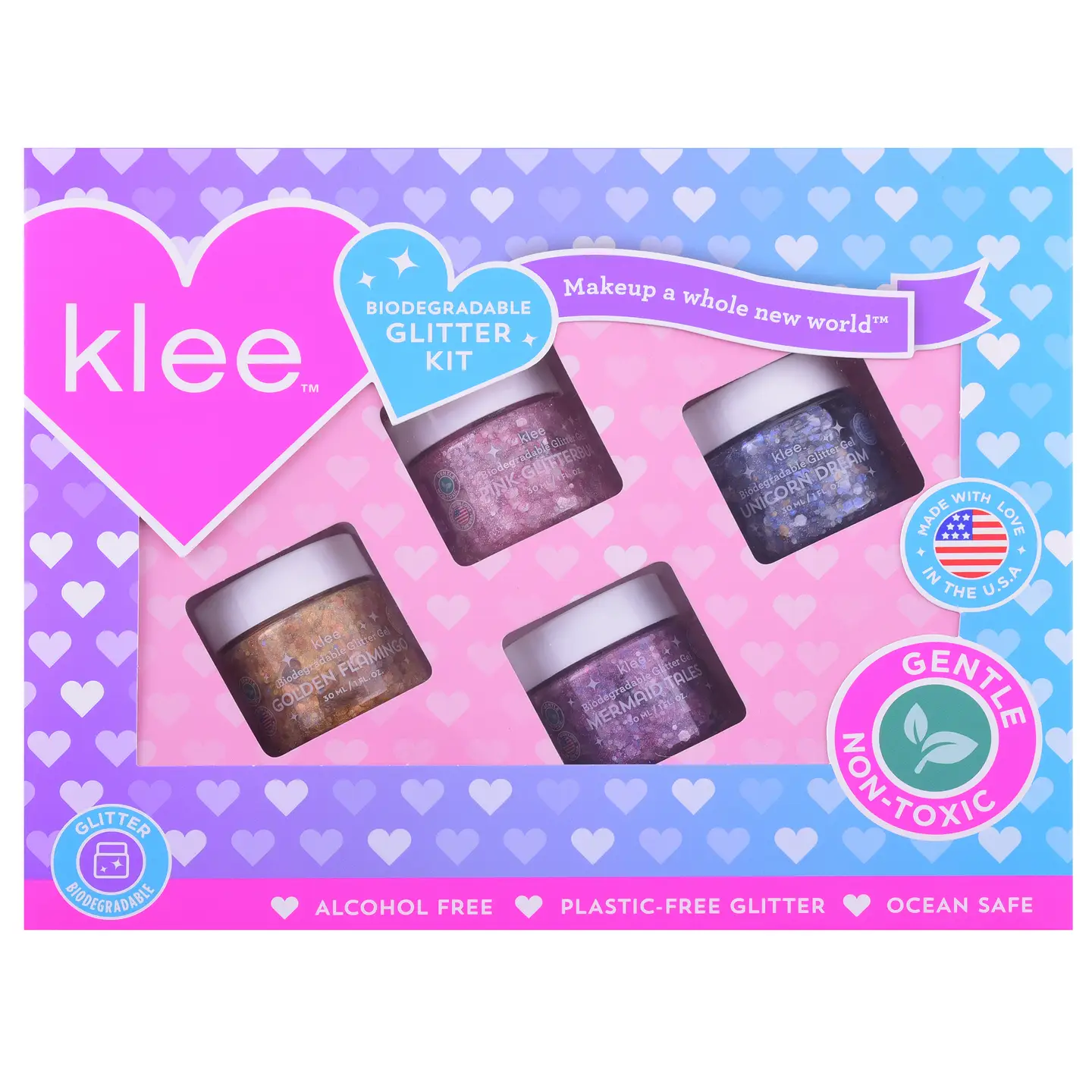 Mermaid Paradise Biodegradable Glitter Gel Set