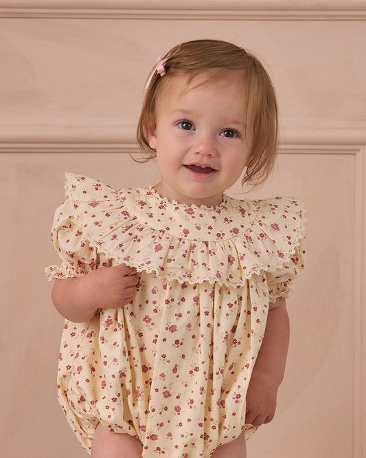 EVA ROMPER || RED FLORAL