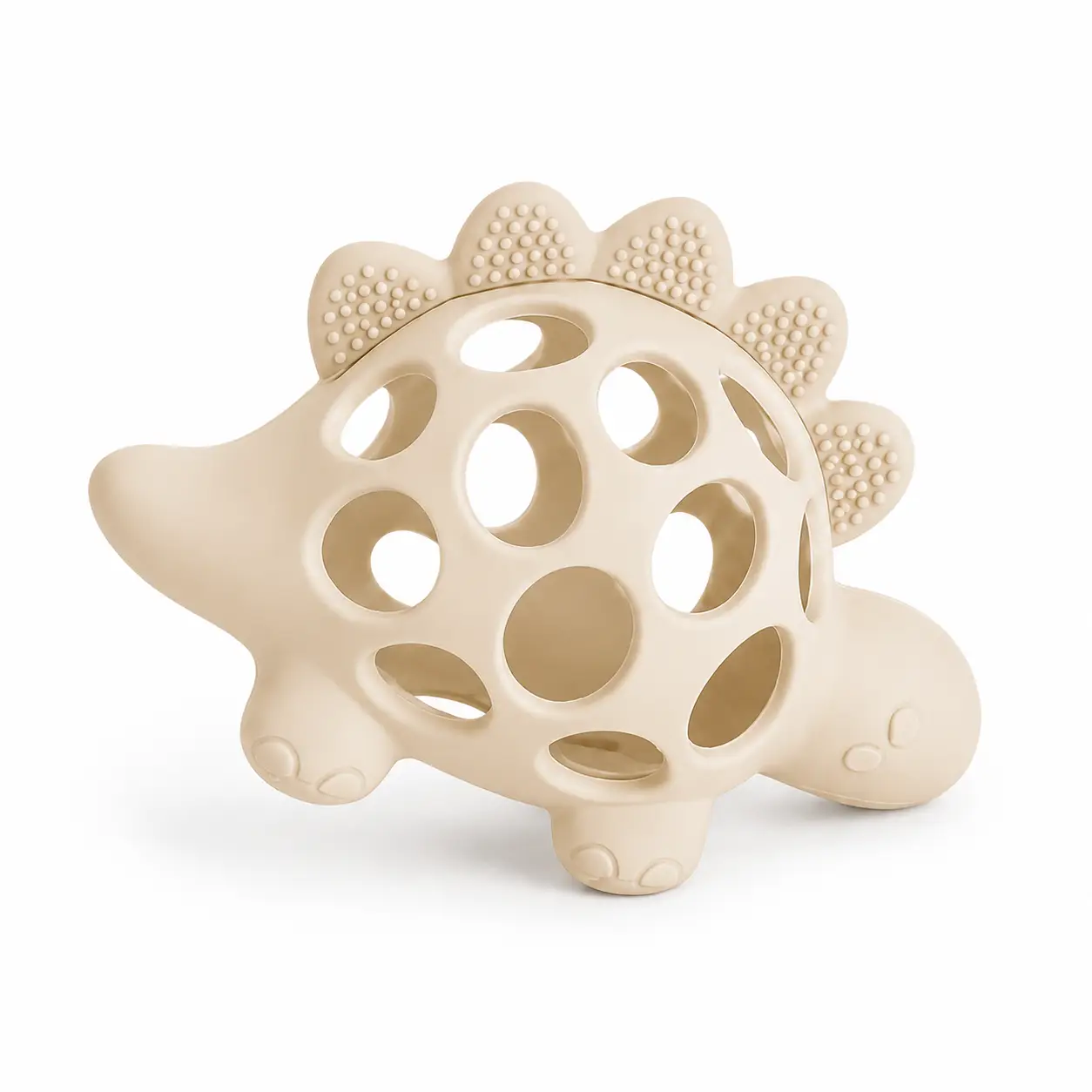 Silicone 3D Funny Dino | Navajo Beige