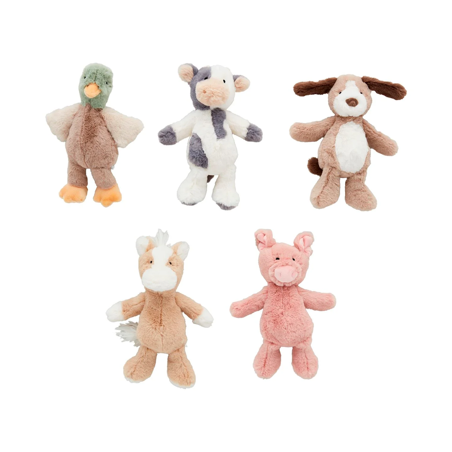 Farm Plush Rattle Pals | Assorted