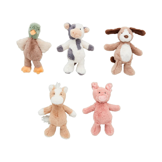 Farm Plush Rattle Pals | Assorted