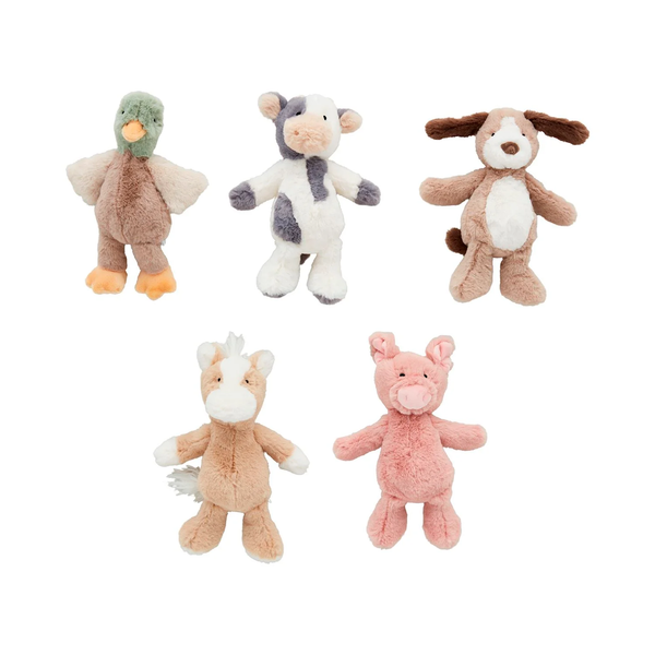 Farm Plush Rattle Pals | Assorted