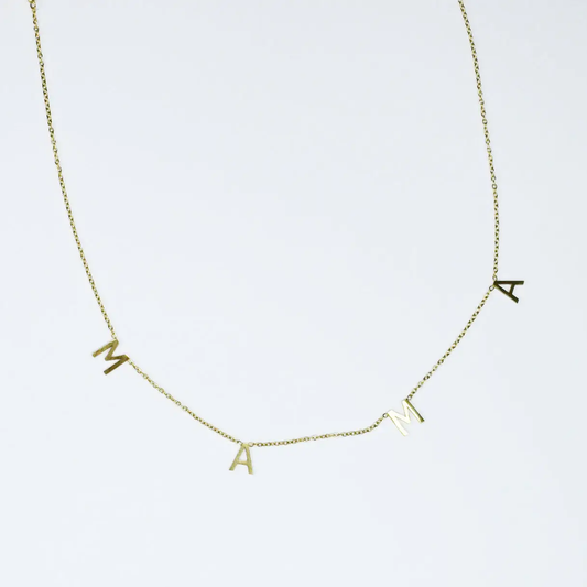 Dear Mama Gold Necklace