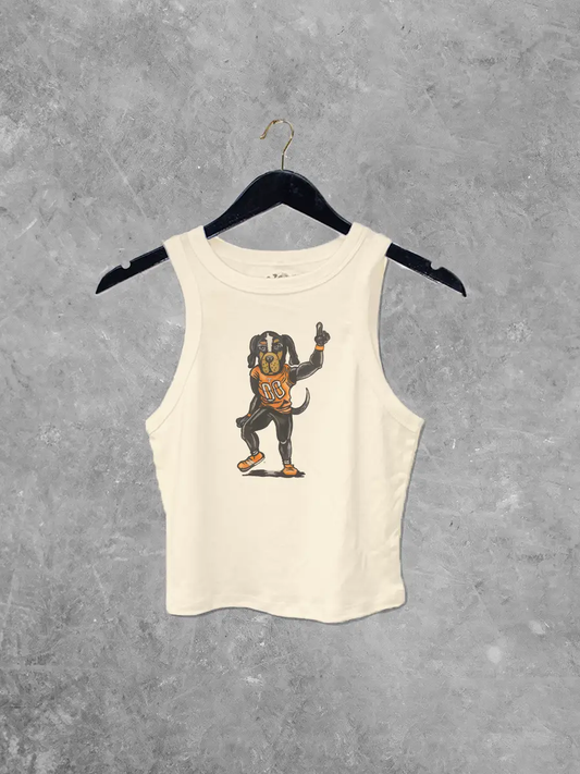 Smokey #1 Mascot TN Volunteers Micro-Ribbed Tank | Ivory