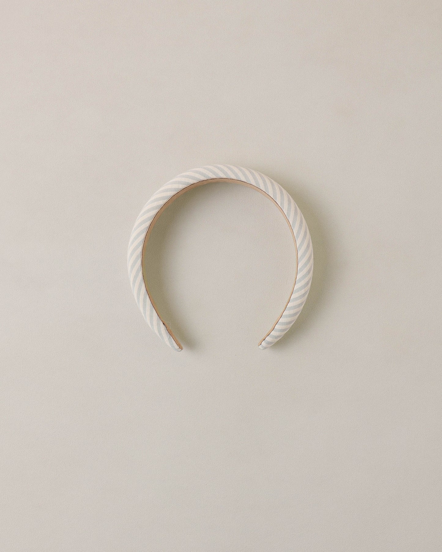 PADDED HEADBAND || SKY STRIPE SEERSUCKER
