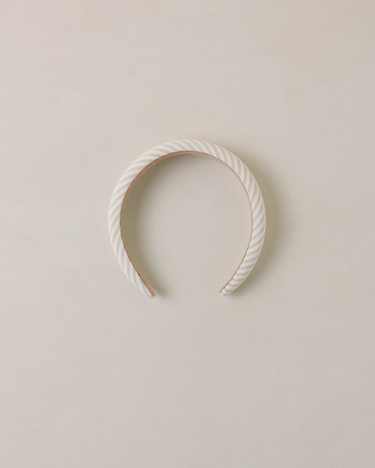 PADDED HEADBAND || SKY STRIPE SEERSUCKER