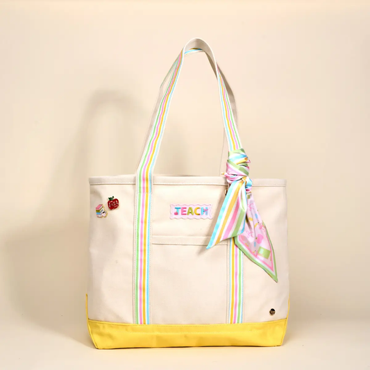The Darling Canvas Tote Bag | School's in Session